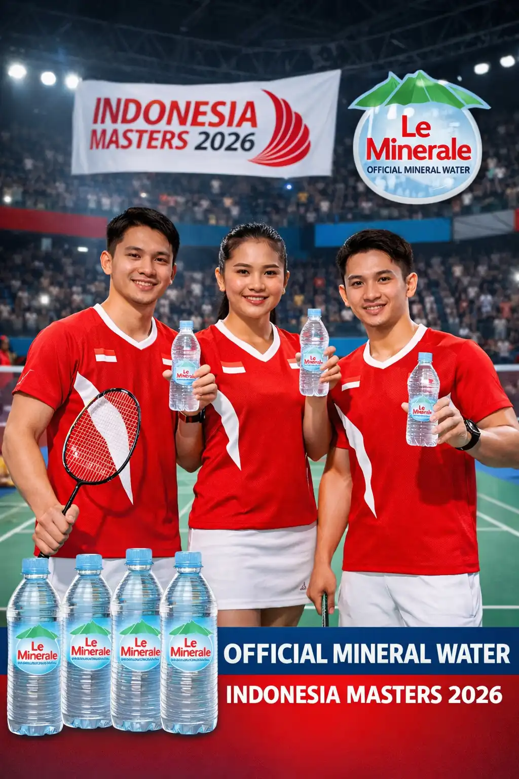 Read more about the article Atlet Dituntut Untuk Tampil Optimal, PBSI Pilih Le Minerale sebagai Official Mineral Water Indonesia Masters 2026