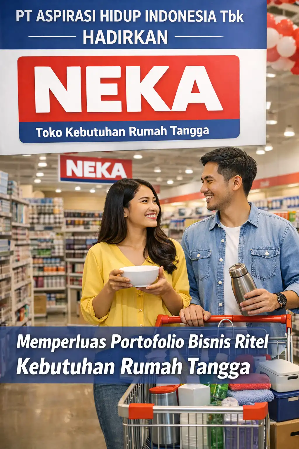Read more about the article PT Aspirasi Hidup Indonesia Tbk Hadirkan NEKA, Perluas Portofolio Bisnis Ritel Kebutuhan Rumah Tangga